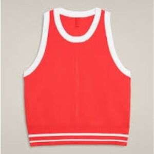 Wilson Red Tank Top with White Trim